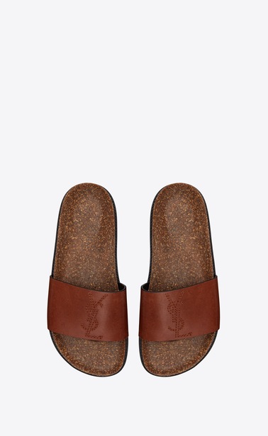 joan mule en cuir lisse